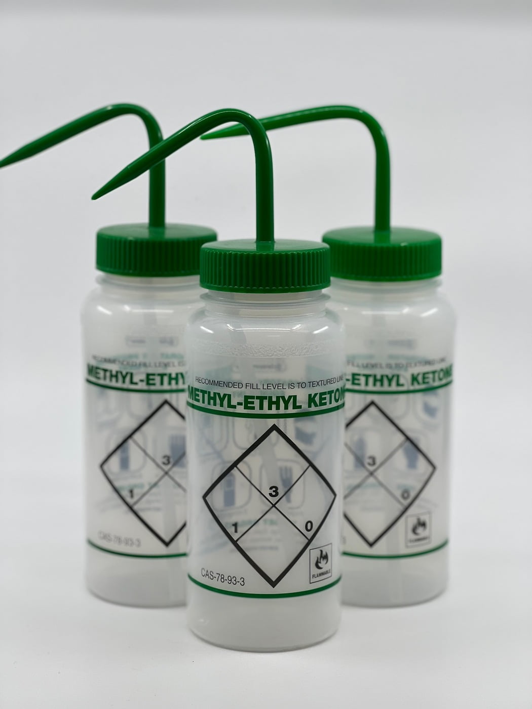 16 Oz Methyl Ethyl Ketone (MEK) Squeeze Bottles