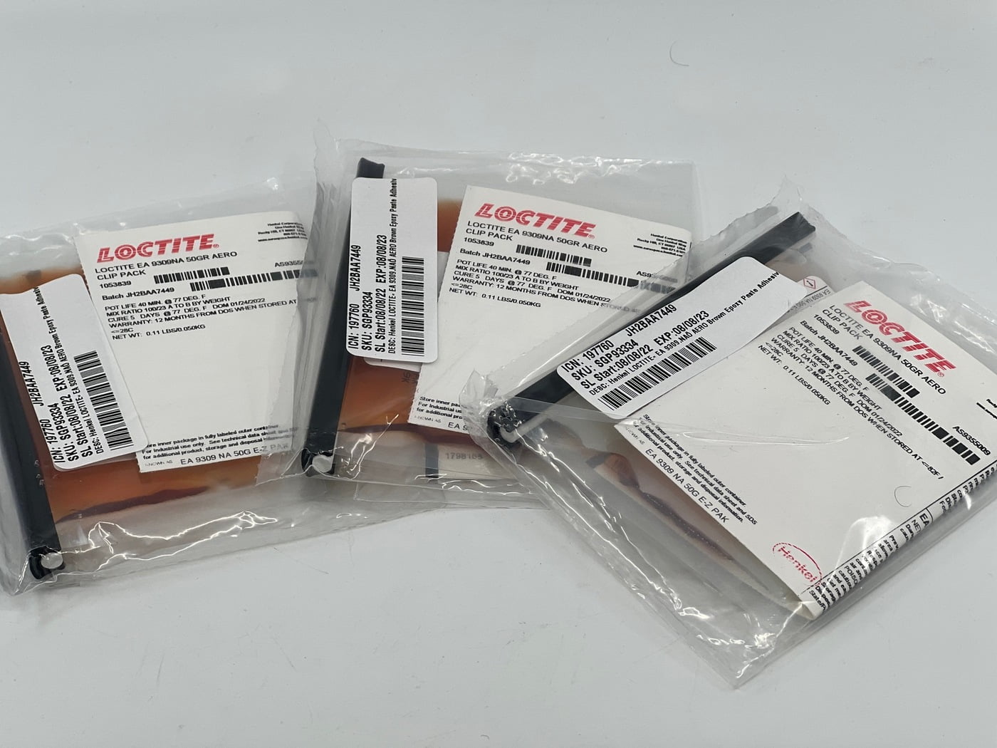 Henkel LOCTITE EA 9309.NA AERO Brown Epoxy Paste Adhesive 50 Gram EZ Pak