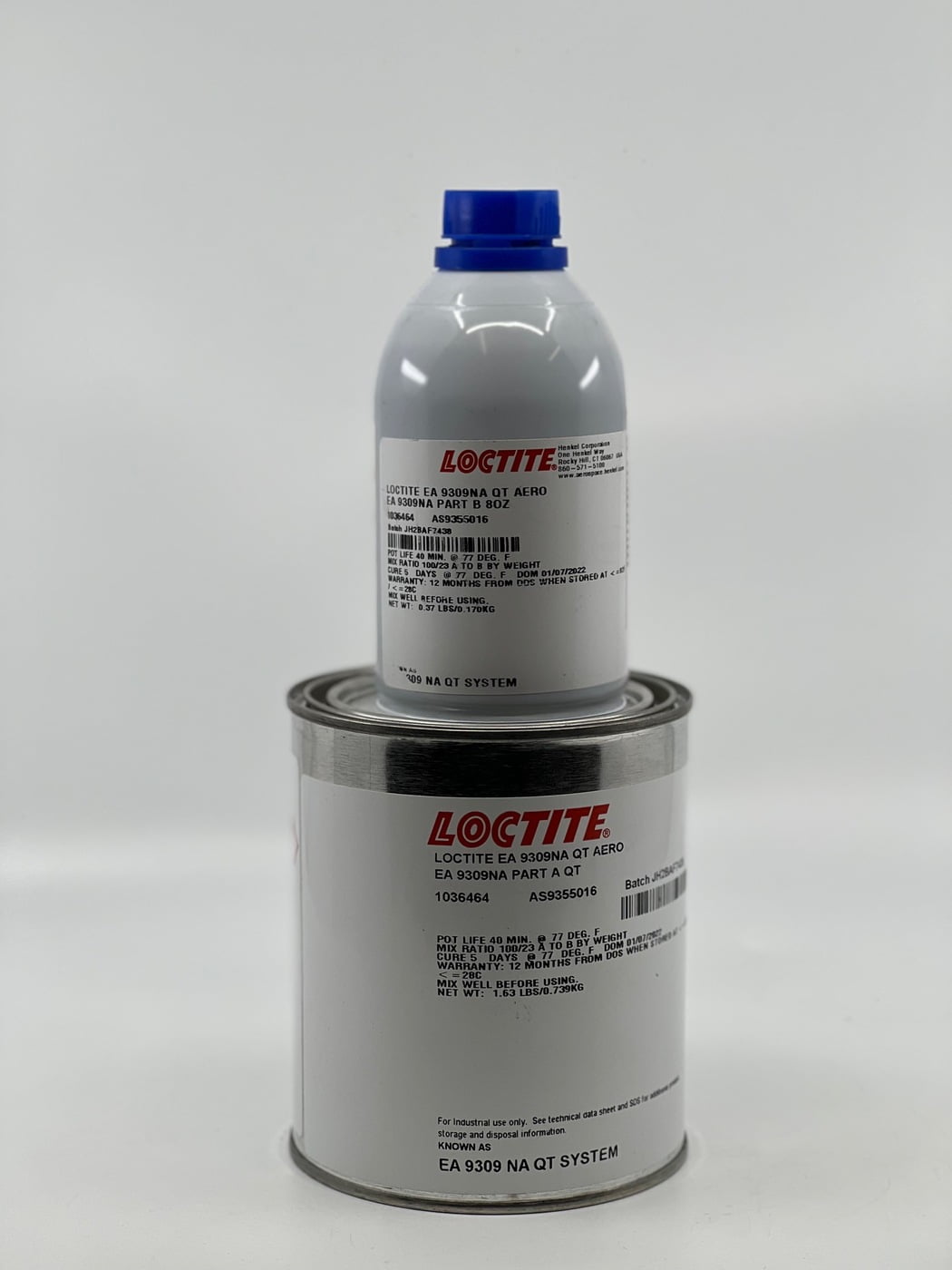 Henkel LOCTITE EA 9309.NA AERO Brown Epoxy Paste Adhesive Quart Kit